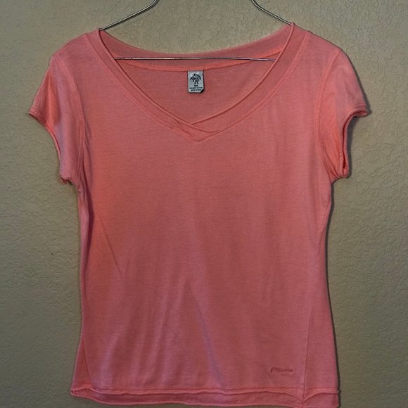 Prana Tops - prAna Short Sleeve Athletic Shirt Medium Peach
